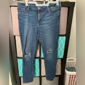 Old Navy Rockstar Distressed Skinny Jeans, Size 16